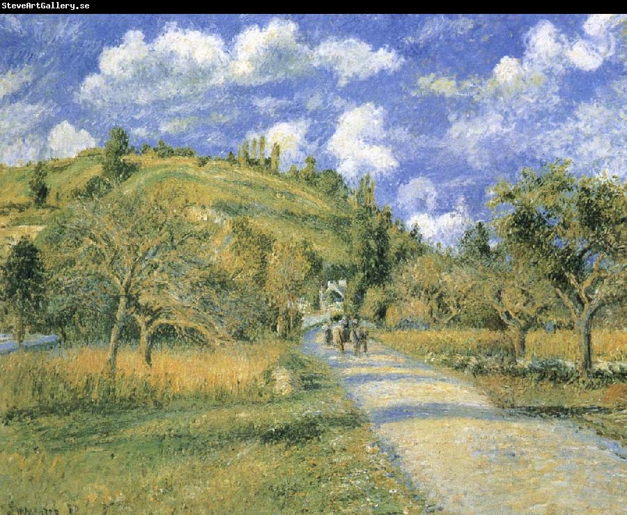 Camille Pissarro Road and hills